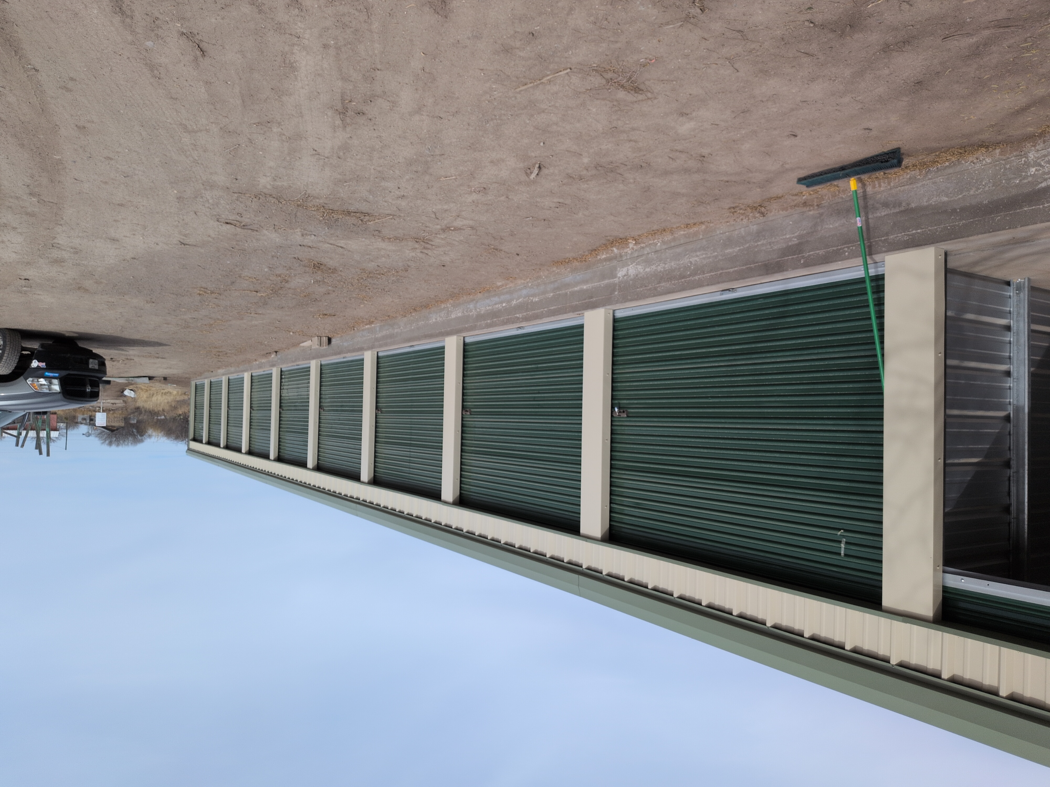 a view along the 10 unit building